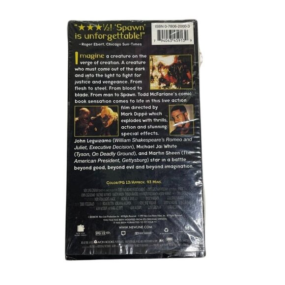 Spawn Superhero Action Vintage VHS 1997 u PG 13 Michael Jai White John Leguizamo - Picture 2 of 3